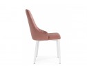 Стул на металлокаркасе Kora dark pink / white