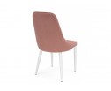 Стул на металлокаркасе Kora dark pink / white