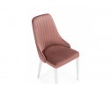Стул на металлокаркасе Kora dark pink / white