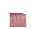 Стул на металлокаркасе Kora dark pink / white