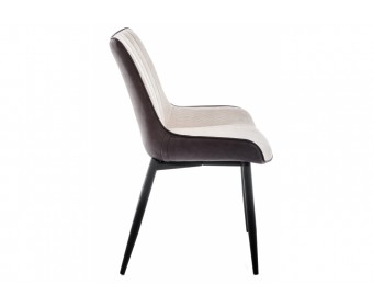 Стул Seda light beige / dark brown