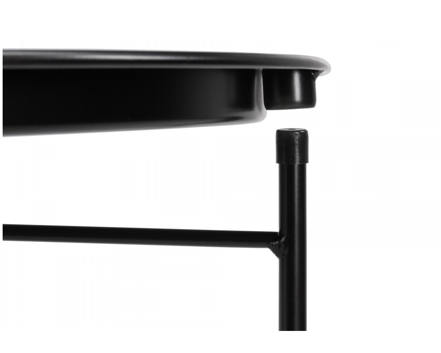 Журнальный столик-поднос Tray 47х51 black