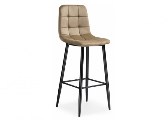 Барный стул Chio dark beige / black
