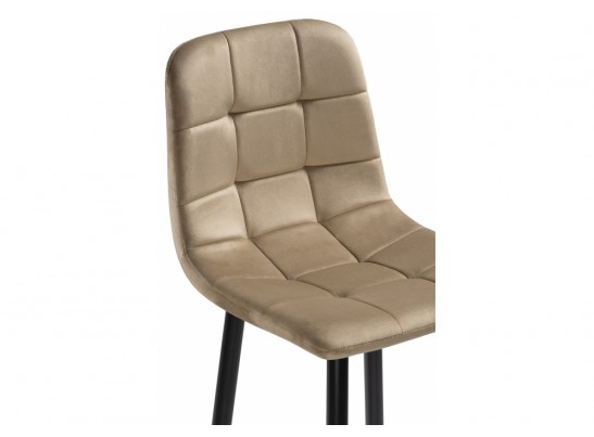 Барный стул Chio dark beige / black