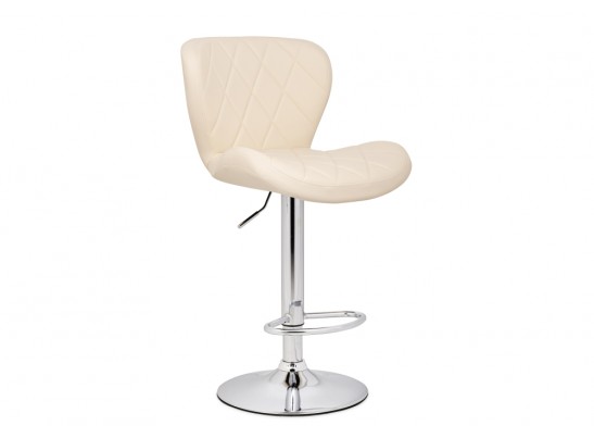 Барный стул Porch beige / chrome