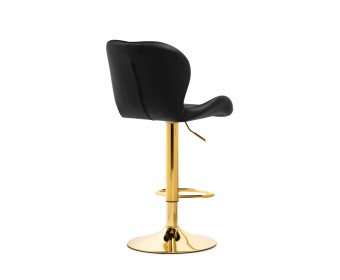 Барный стул Trio black / gold