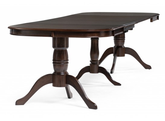 Деревянный стол Louvre 160(337)х106х76 tobacco