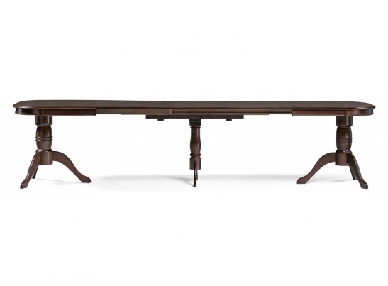 Деревянный стол Louvre 160(337)х106х76 tobacco