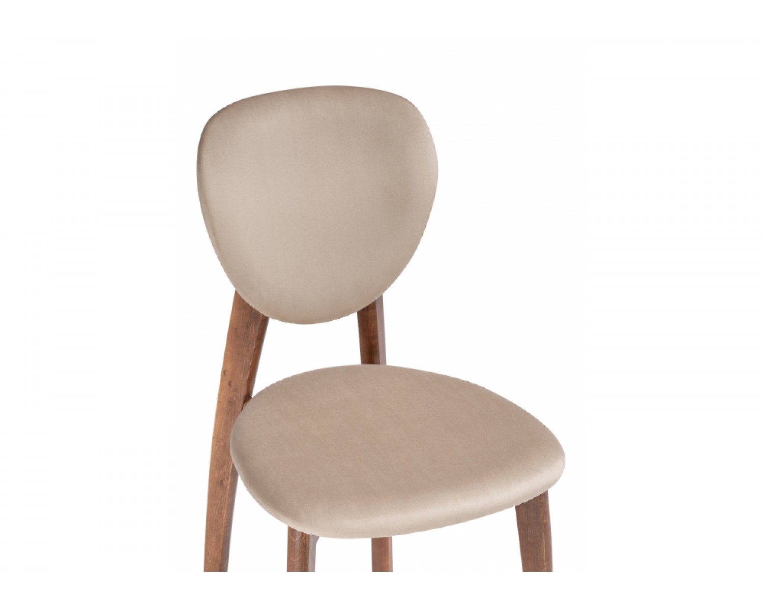 Деревянный стул Вакимо ткань tenerife beige / миланский орех