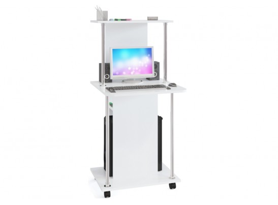 Компьютерный стол КСТ-12 60х60х125,5 белый