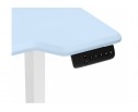 Компьютерный стол Маркос 140х80 голубой / белый