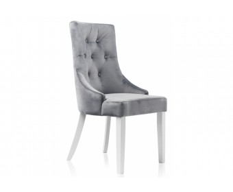 Стул Elegance white / grey