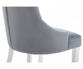 Стул Elegance white / grey