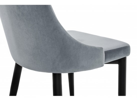 Стул на металлокаркасе Kora gray / black