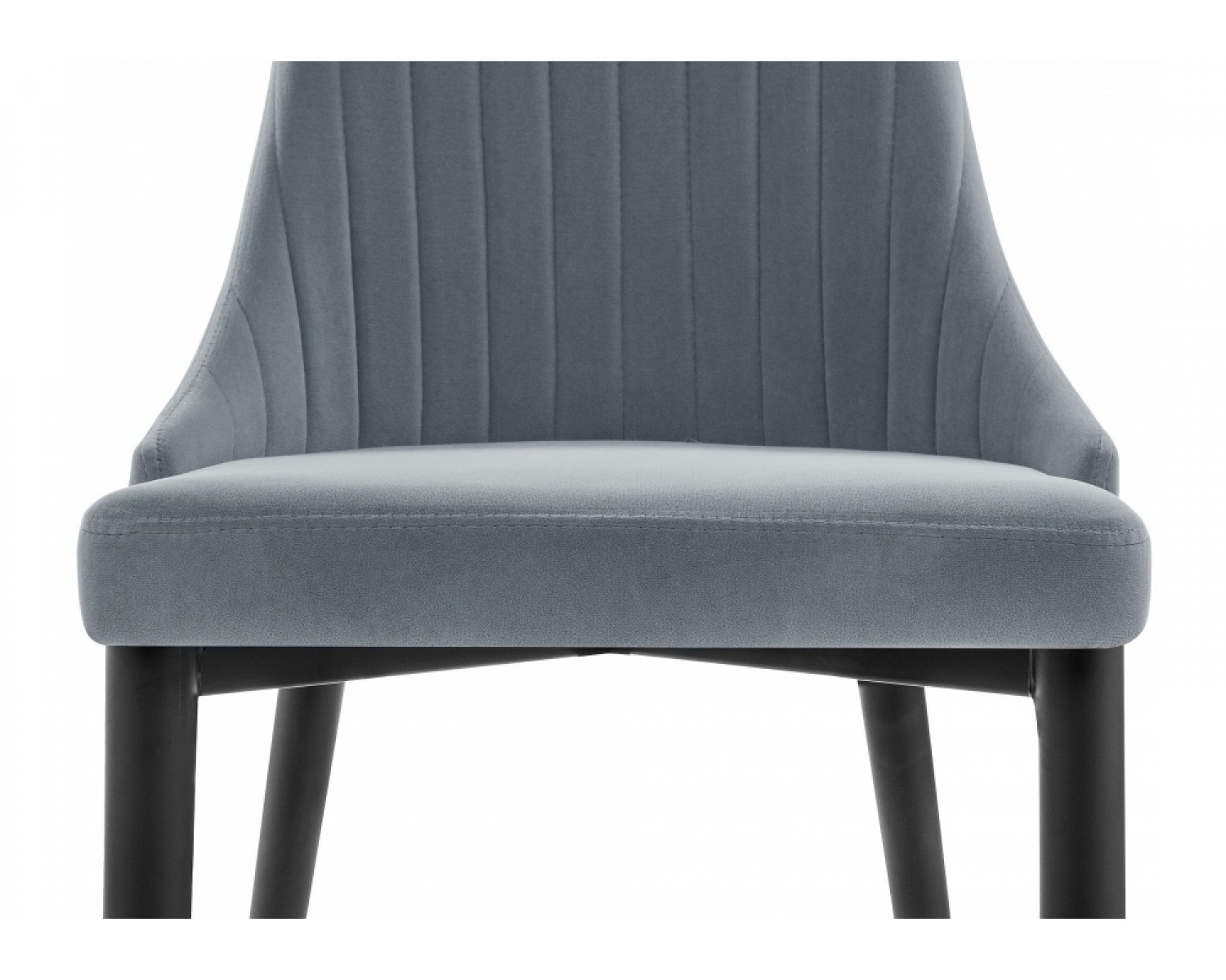 Стул на металлокаркасе Kora gray / black