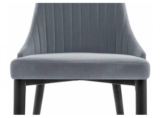 Стул на металлокаркасе Kora gray / black