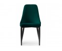 Стул на металлокаркасе Kora green / black