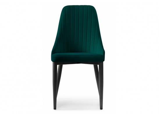 Стул на металлокаркасе Kora green / black