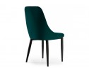 Стул на металлокаркасе Kora green / black