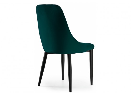 Стул на металлокаркасе Kora green / black
