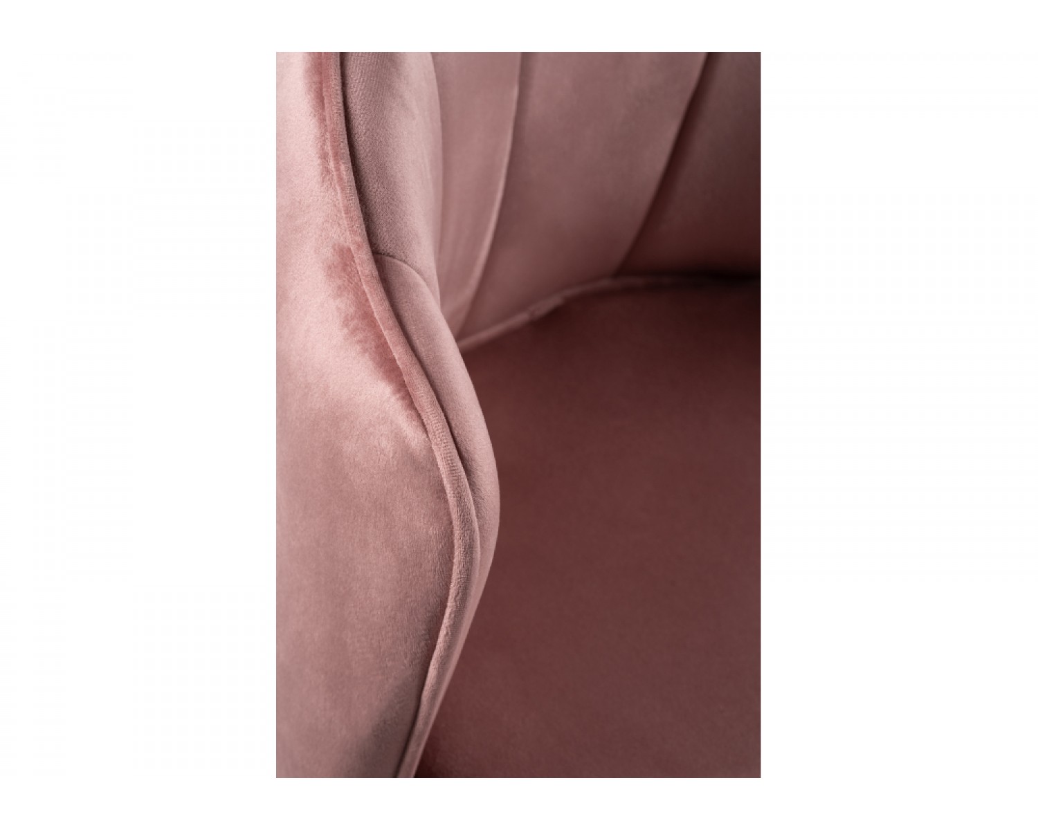 Стул на металлокаркасе Shell dark pink / black