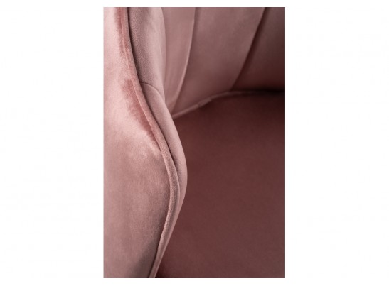 Стул на металлокаркасе Shell dark pink / black