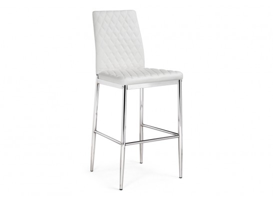 Барный стул Teon white / chrome