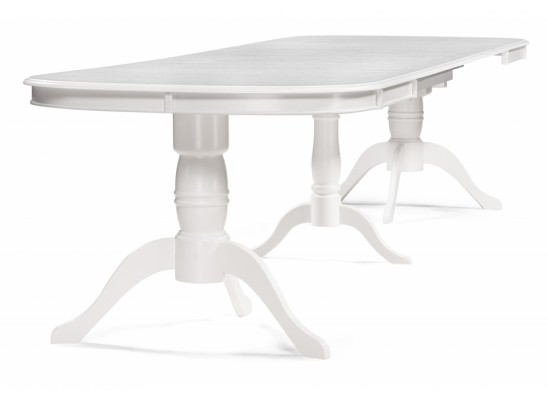 Деревянный стол Louvre 160(337)х106х76 butter white