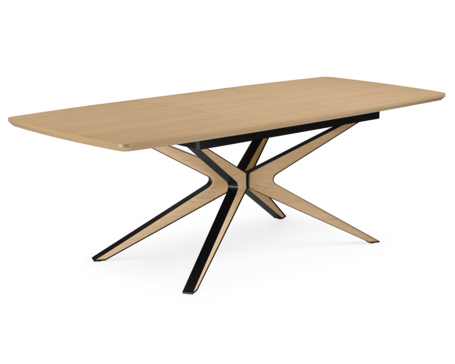 Деревянный стол Roxy 160(220)x90 светлый дуб