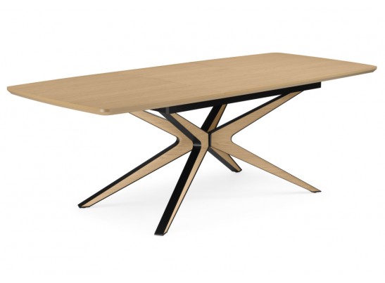Деревянный стол Roxy 160(220)x90 светлый дуб