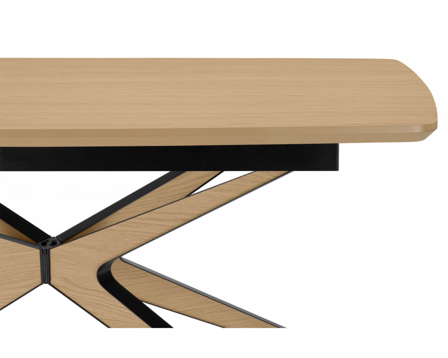 Деревянный стол Roxy 160(220)x90 светлый дуб
