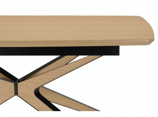 Деревянный стол Roxy 160(220)x90 светлый дуб