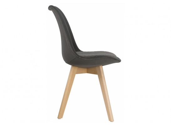 Деревянный стул Bonuss dark gray / wood
