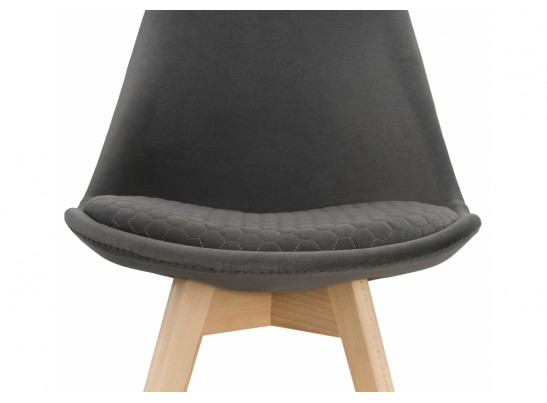 Деревянный стул Bonuss dark gray / wood