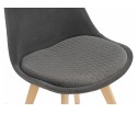Деревянный стул Bonuss dark gray / wood
