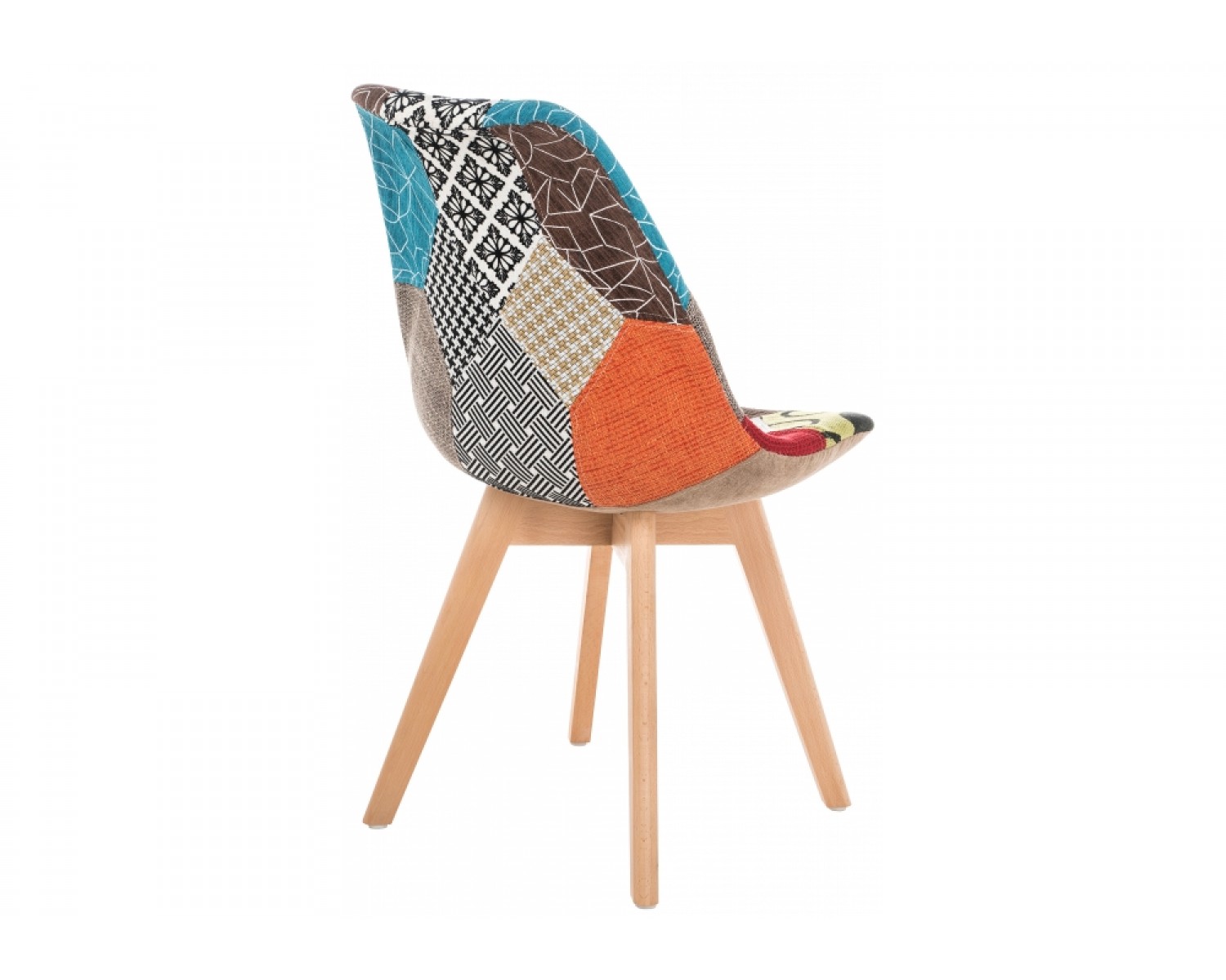 Деревянный стул Mille fabric multicolor