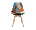 Деревянный стул Mille fabric multicolor