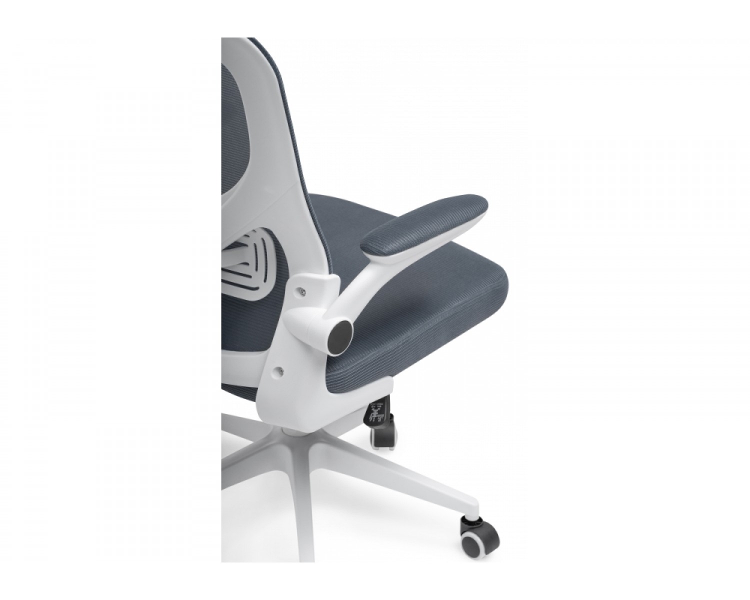 Компьютерное кресло Konfi dark gray / white