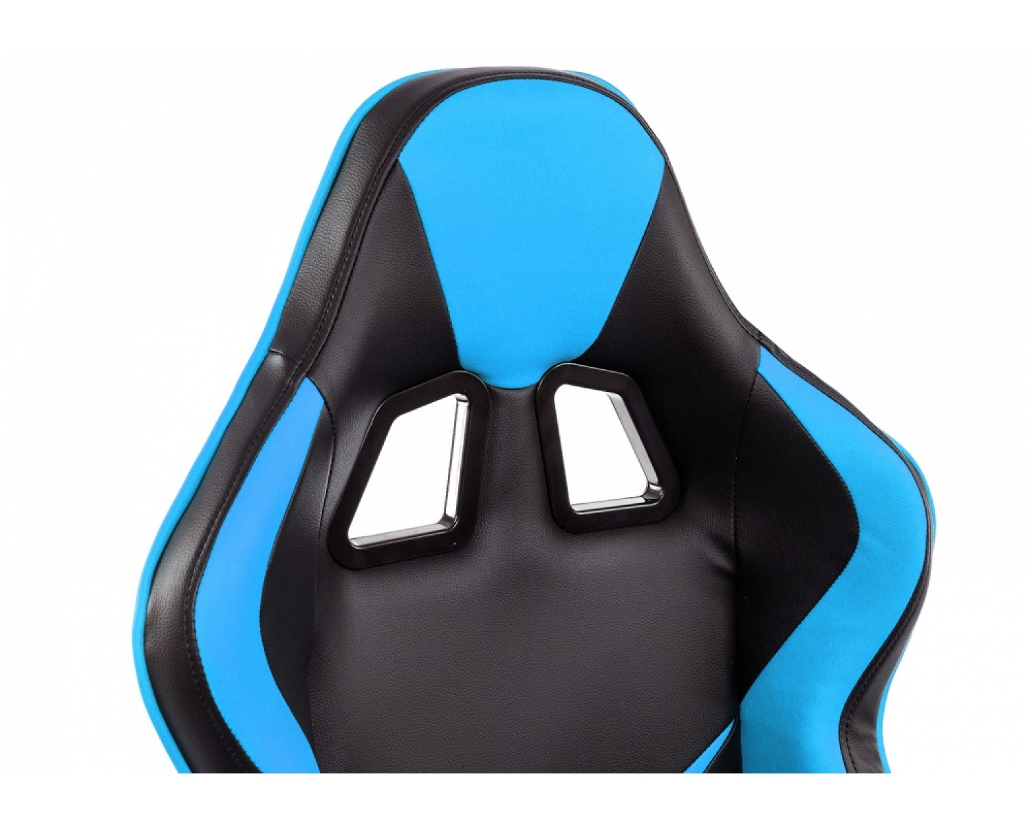 Компьютерное кресло Racer черное / голубое