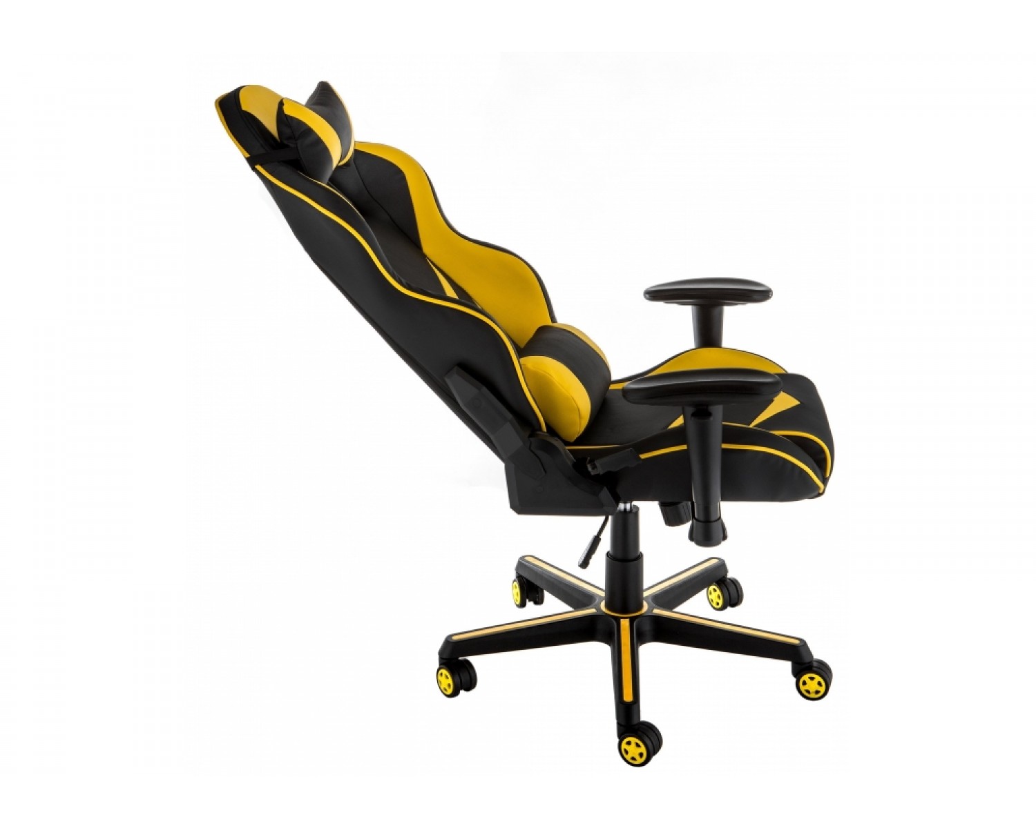 Компьютерное кресло Racer черное / желтое