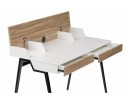 Компьютерный стол Avalon ivory white / black