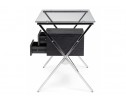 Компьютерный стол Monki black / chrome