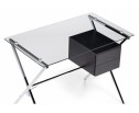 Компьютерный стол Monki black / chrome
