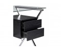 Компьютерный стол Monki black / chrome
