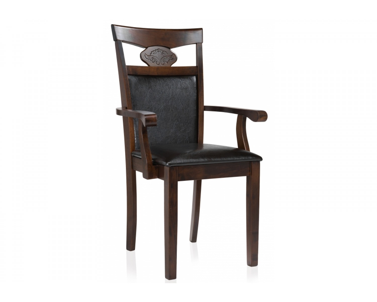 Кресло Luiza dirty oak / dark brown