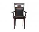 Кресло Luiza dirty oak / dark brown