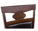 Кресло Luiza dirty oak / dark brown