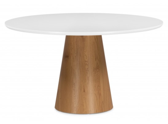 Стол Huge 120х75 white / brown