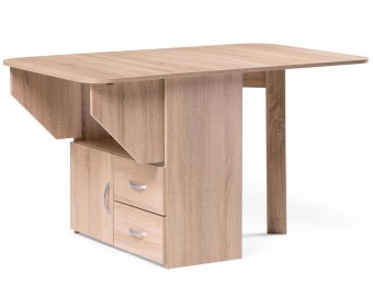 Стол-тумба 130,2х80,2х75,1 дуб сонома