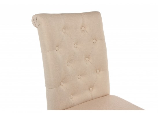 Стул Amelia white / fabric cream